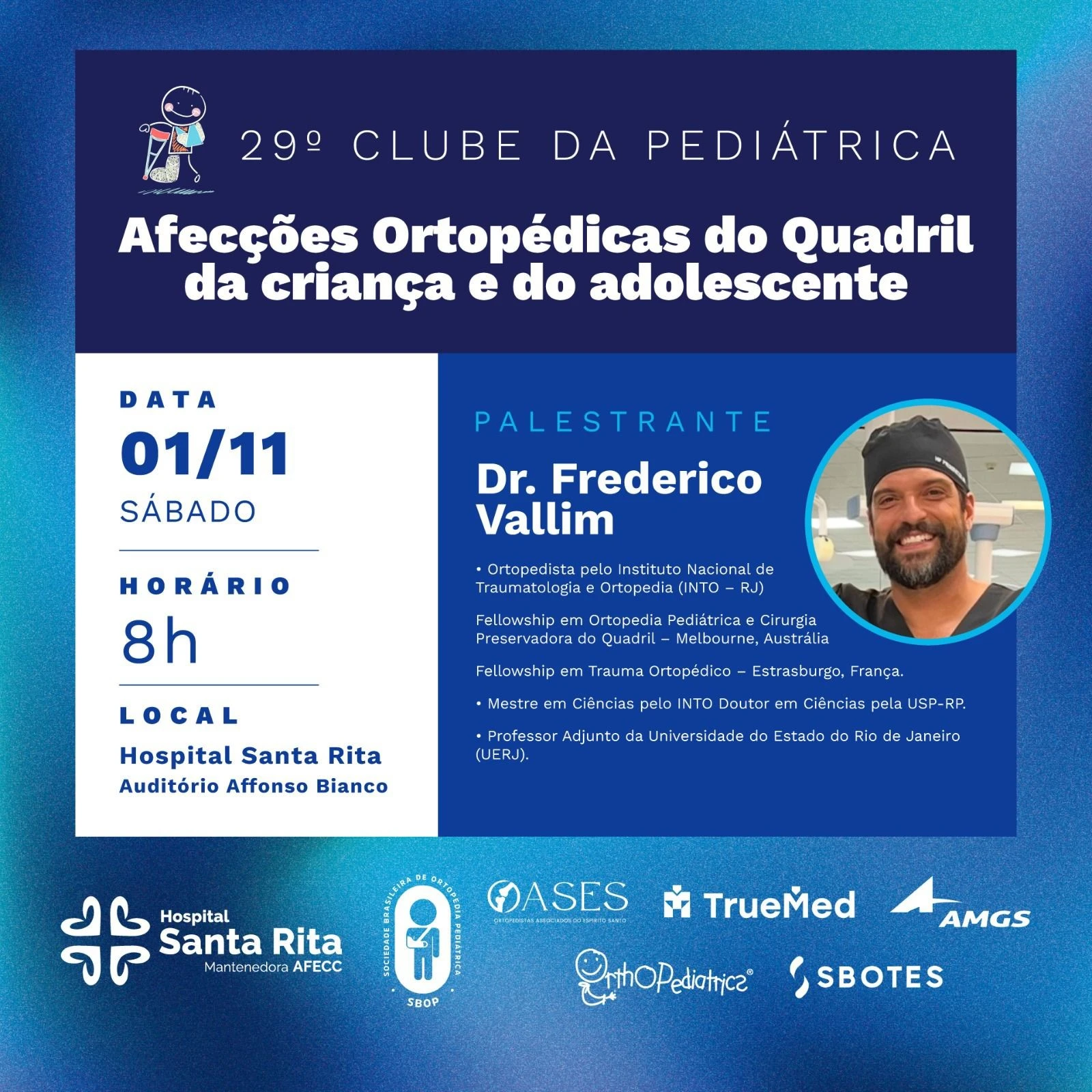 29º Clube da Pediátrica – Vitória/ES (Presencial)