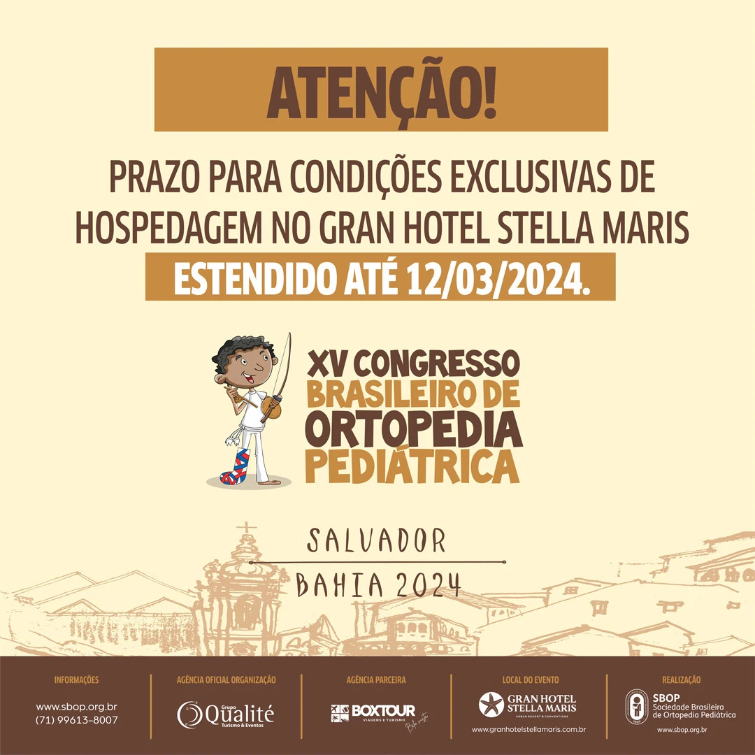 XV Congresso Brasileiro de Ortopedia Pediátrica