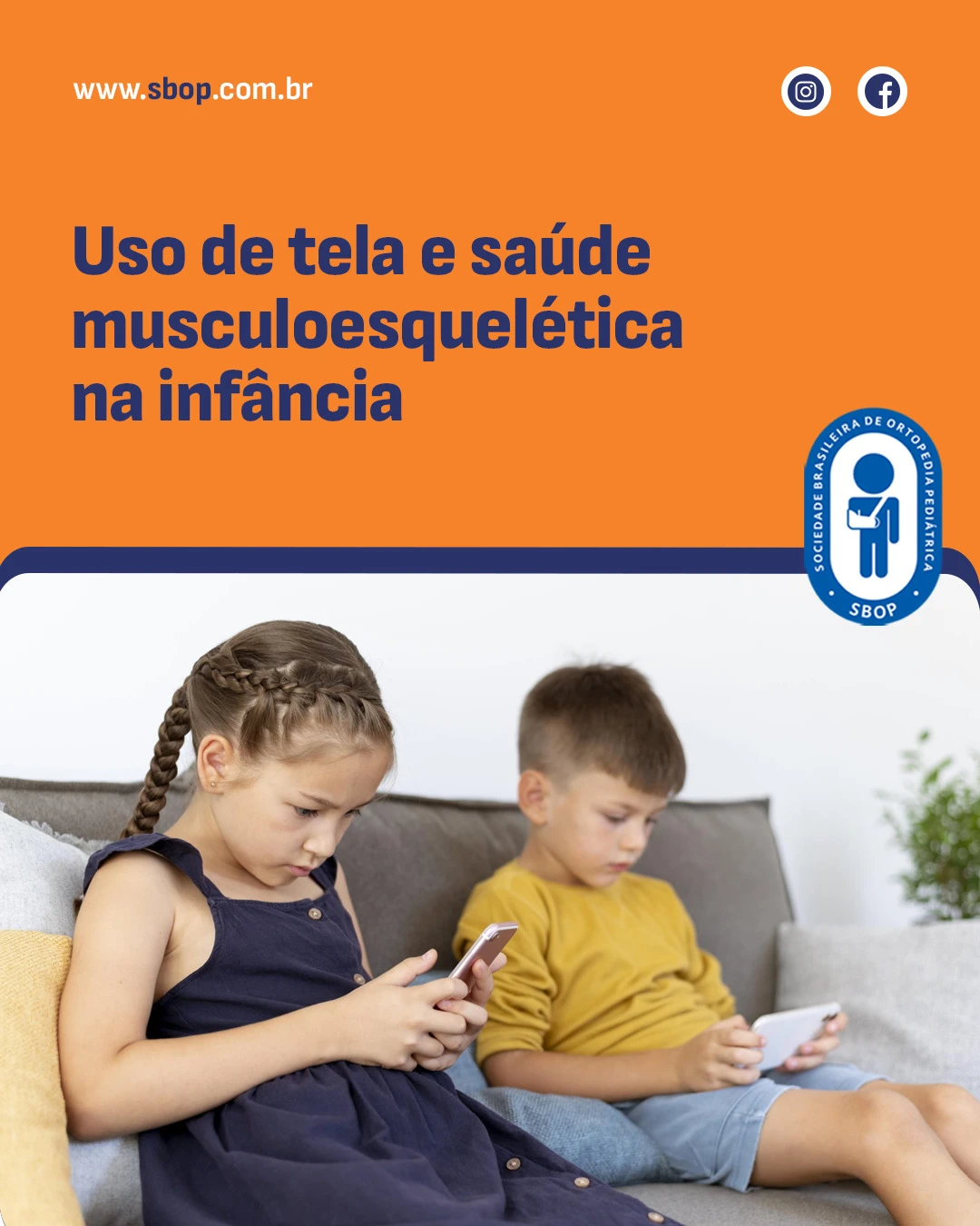 Uso de telas e saúde musculoesquelética na infância