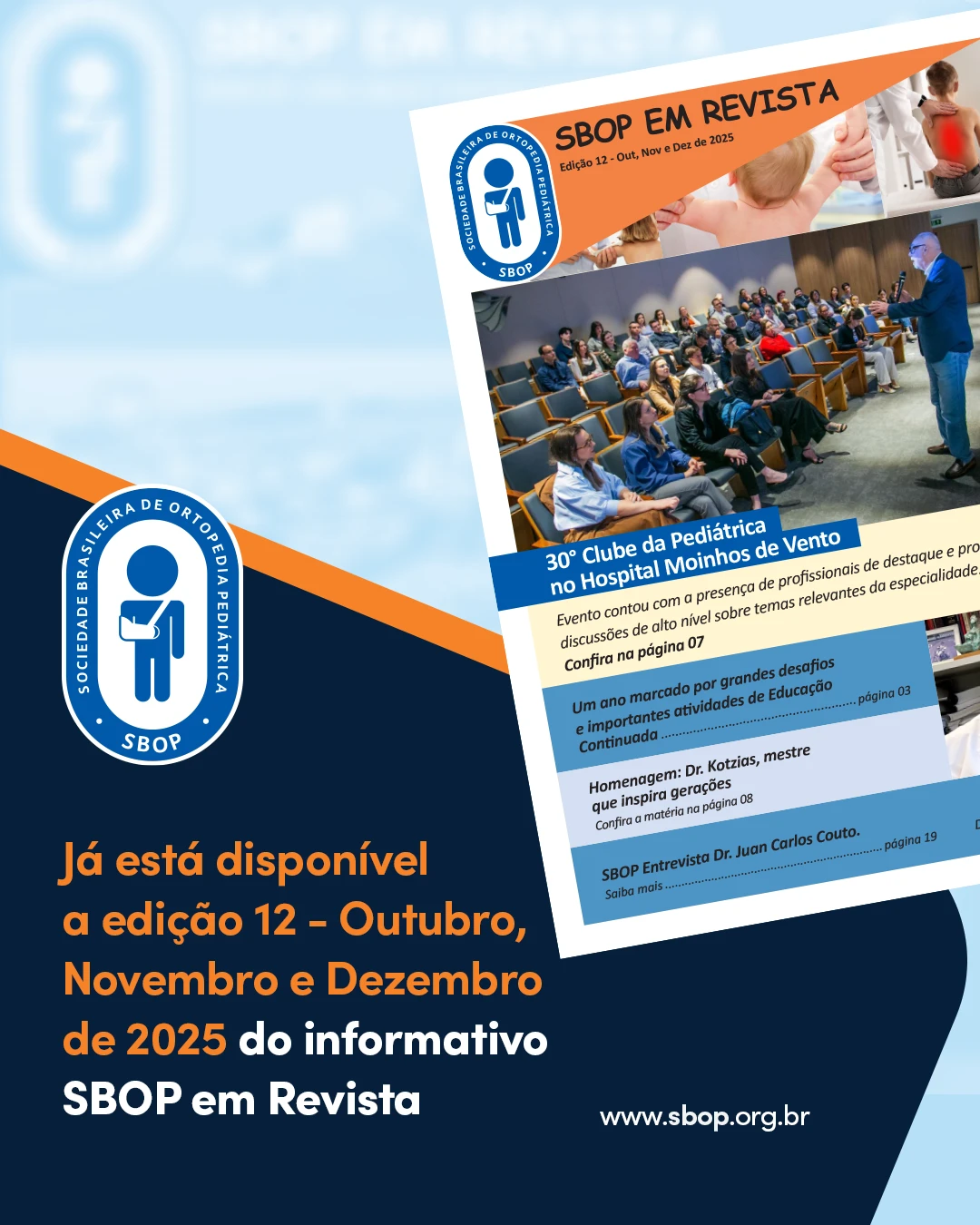 Informativo SBOP - Revista - Edição 12 - Out,/Nov/Dez 2025