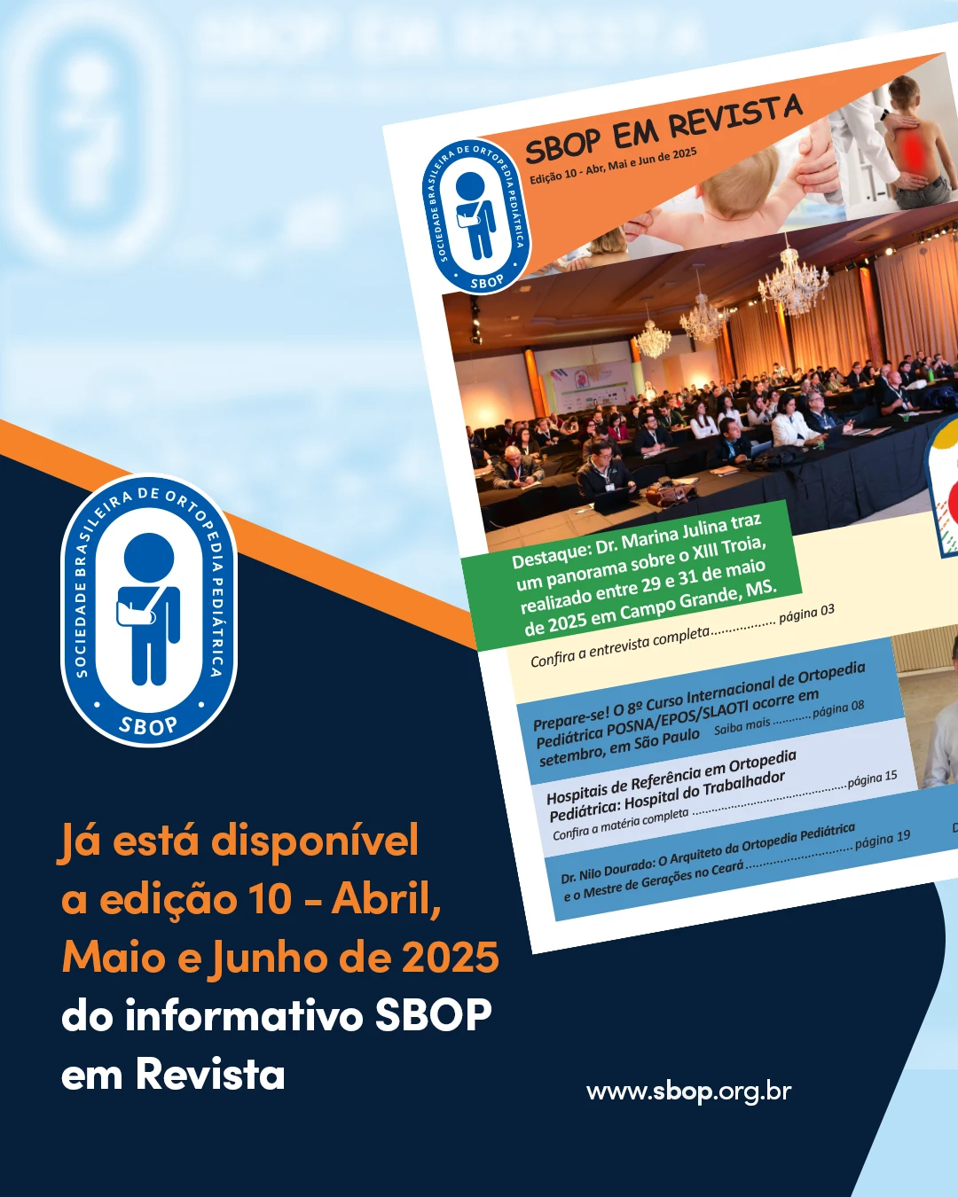 Informativo SBOP - Revista - Edição 10 - Abr/Mai/Jun - 2025